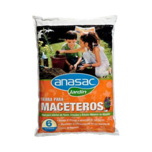 Tierra para maceteros 6lt