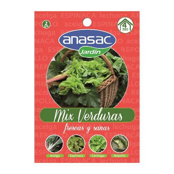 Semilla Mix Verduras 2 Gr