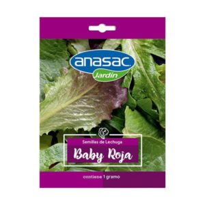 Semilla Lechuga Baby Leaf roja 1 Gr
