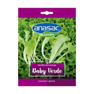 Semilla Lechuga Baby Leaf verde 1 Gr